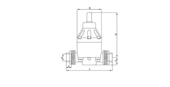 CPVC PVC-C Safety Valve Pressure Relief Valve Pressure Control Valves Back Pressure Valve by JIS 10K ANSI Cl150 1/2" 3/4" 1" 1-1/4" 1-1/2" 2" 2-1/2"