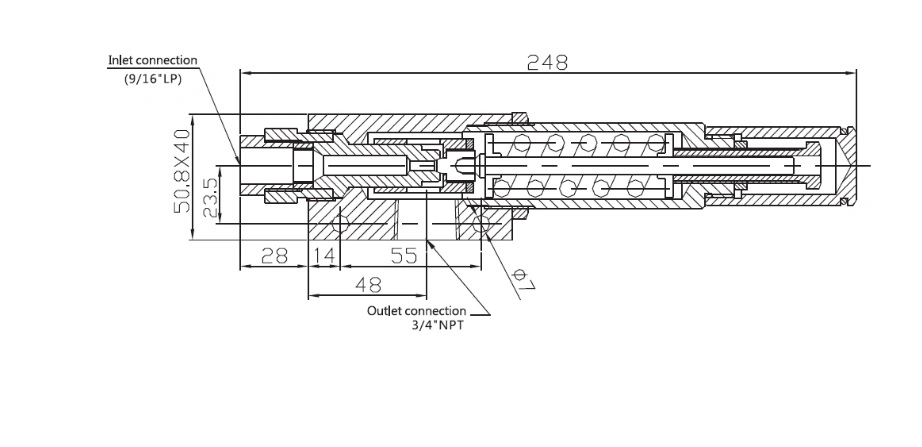 Usun Model: Frv10 Similar Hip High Pressure Safety Relief Valve for Safety Testing Bench