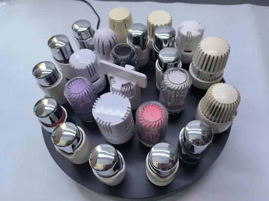 黒色 Trv ヘッド サーモスタット ラジエーター バルブ ヘッド