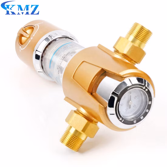 卸売価格真鍮素材 10 に 200 ミルコン屋外重金属除去家全体水プレフィルターハウジングとカートリッジ